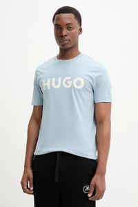 Хлопковая футболка dulivio HUGO, синий