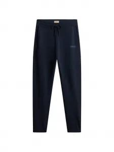 Спортивные штаны с логотипом и завязками WOOLRICH, синий