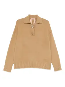 Джемпер с эффектом брашировки Nº20, нейтральный