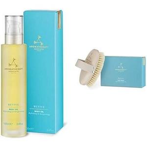 Подарочный набор кистей для тела Revive и масла для тела, Aromatherapy Associates
