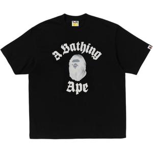 Футболка Ape head College style A BATHING APE, черный