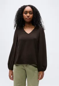 Блузка vmalva с v-образным вырезом Vero Moda Petite, Chocolate Torte