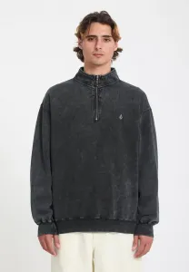 Толстовка с одной застежкой-молнией на четверть длины Volcom, Light Acid Black