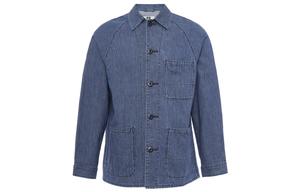 Куртка из смесового хлопка и льна Uniqlo Unisex, 65 синий