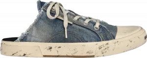 Кроссовки Balenciaga Paris Sneaker Mule 'Destroyed - Denim', синий