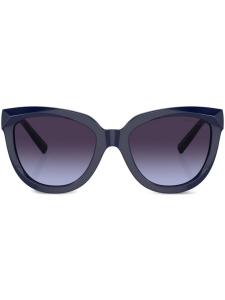 Tiffany & Co Eyewear солнцезащитные очки в оправе 'кошачий глаз', синий