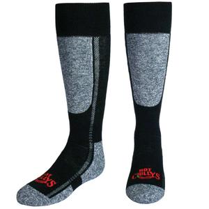 Классические детские носки средней толщины Hot Chillys, Black/Heather