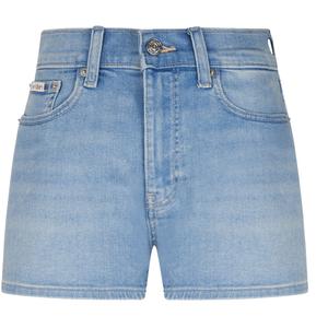 Джинсовые шорты SS25 женские Calvin Klein, светло-голубой