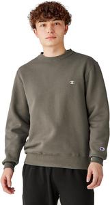Мужская толстовка с длинными рукавами Champion C3-W005Z, с логотипом One Point и круглым вырезом, темно-серый