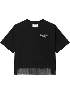 Футболка с вышитым логотипом Musium Div., черный