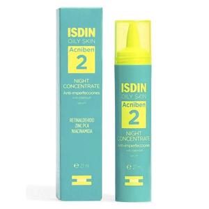 Isdin Acniben Night Concentrate, Ночная сыворотка для лица против несовершенств, 27мл