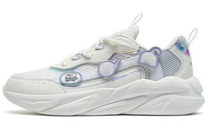 Туфли Lifestyle женские с низким верхом Sail белые/серые с лунным блеском Xtep