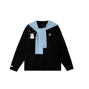 Adidas LABEL Свитшот Unisex Black Crew Neck Moderate