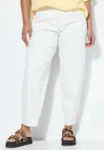 Эластичные джинсы mom с объемными карманами Studio Untold, Creamy White