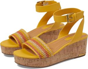 Туфли Franco Sarto Presley Platform Wedge Sandal, цвет Yellow Orange Multi