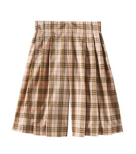 Бермуды из хлопка со складками в клетку Burberry Check Burberry Kids, Plush Ip Check