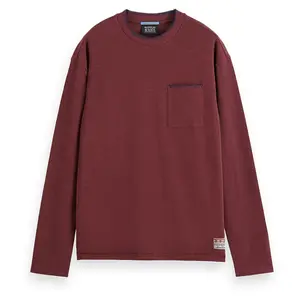 Лонгслив Scotch & Soda 178477, красный