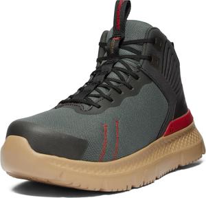 Женские ботинки Timberland PRO Setra Mid с композитным защитным носком, зеленый/бежевый