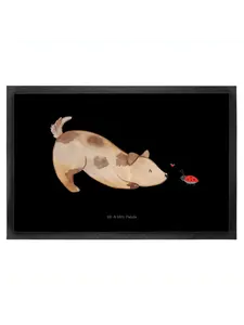 Коврик для ног Mr. & Mrs. Panda, черный