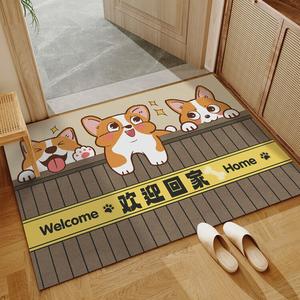 Xinglianxin Ковер 120х240 см для прихожей, пвх с мультяшным дизайном, грязеотталкивающий, легко чистится