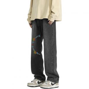 Джинсы Unisex Moderate Straight Fit WARRIOR, черный серый