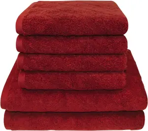 Набор полотенец Dyckhoff City Lights (6 шт.), цвет rubin
