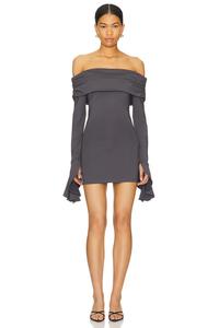 Юка мини платье Superdown, цвет slate