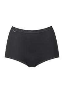 Трусики с завышенной талией, однотонные, женские sloggi, черный