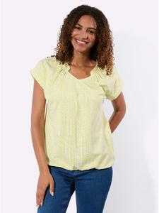 Рубашка с короткими рукавами с принтом лайм-экрю WITT WEIDEN