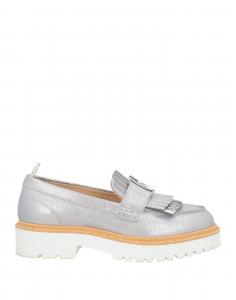 Лоферы Hogan, серебряный