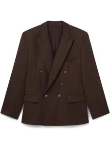Блейзер с заостренными лацканами Casablanca, коричневый