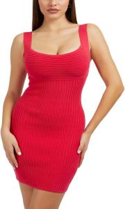 GUESS Женское платье Ashti без рукавов из оттоманки, Karma Pink