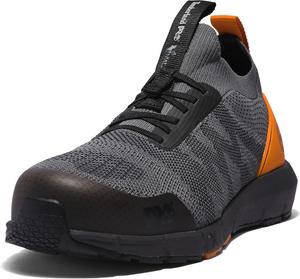 Timberland PRO мужские промышленные рабочие кроссовки CSA Radius Knit с композитным защитным носком и защитой от проколов, Grey/Orange