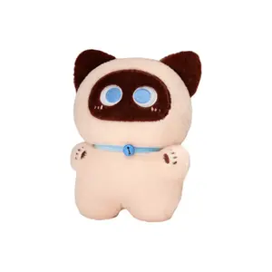 Милые креативные плюшевые куклы с дизайном котенка с колокольчиком, высота 40см PUDOWRABBIT
