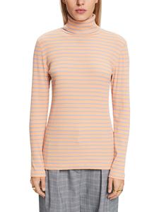 Лонгслив ESPRIT, цвет Apricot/Hellblau