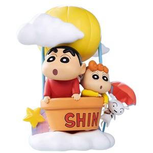 Crayon Shin Chan Characters Cloud Roaming Hang Tag Box 15cm 52TOYS