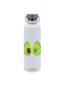 Mr. & Mrs. Panda Термос, авокадо, пара, ничего не говоря, в белом