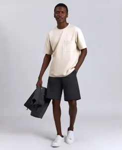 Мужская футболка с коротким рукавом оверсайз Kenneth Cole, слоновая кость/кремовый