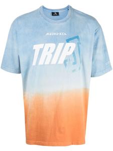 Футболка с логотипом омбре Mauna Kea, синяя