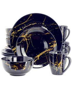 Набор посуды Bolt из 16 предметов, на 4 персоны Elama, синий