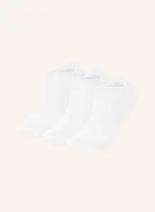 Комплект из 3 носков-кроссовок one color shorties Dillysocks, белый