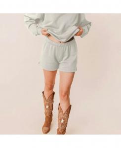 Женские шорты-комбинезон из органического хлопка Ocio, Stone