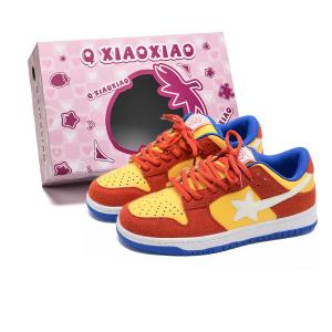 Circle small Износостойкие легкие низкие скейтерские кроссовки унисекс мятно-голубые красно-оранжево-желтые, цвет Orange Yellow