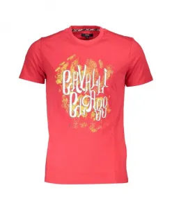 Футболка с графическим принтом Cavalli Class, красный