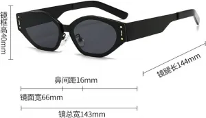 Винтажные солнцезащитные очки Melrose «кошачий глаз» для женщин и мужчин, классические ретро-очки с блестками, в стиле 90-х, Red