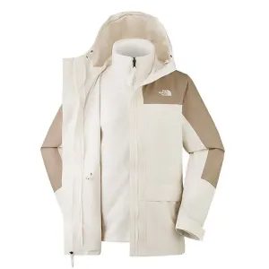 THE NORTH FACE Городская ветровка женская водонепроницаемая ветрозащитная износостойкая утеплённая, DIU/Dune White/Wasteland Brown