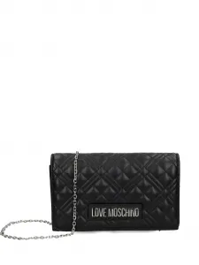Стеганый клатч Love Moschino, черный