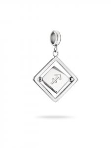 LIEBESKIND BERLIN Кулон в виде знака зодиака Стрелец из серебра