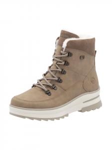 Remonte Ботинки на шнуровке коричневого цвета