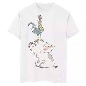 Футболка с изображением головы свиньи Disney's Moana Boys 8-20 Hei Hei Disney